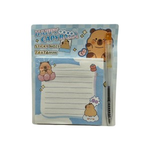 BLOQUINHO DE ANOTAÇÕES CAPIVARA