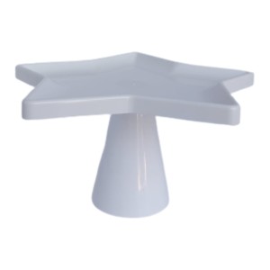 PORTA DOCE ESTRELA BRANCO