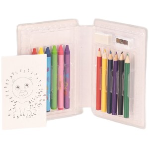 ESTOJO 18 PEÇAS TRANSPARENTE