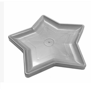 BANDEJA ESTRELA PRATA