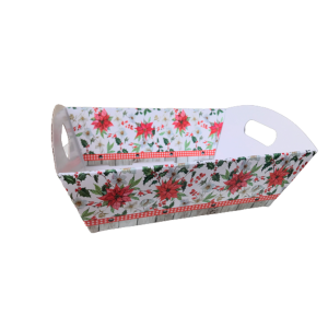 CESTA PAPEL DE  NATAL