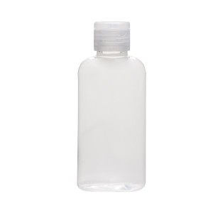 FRASCO 60ML TRANSPARENTE C/TAMPA FLIP TOP
