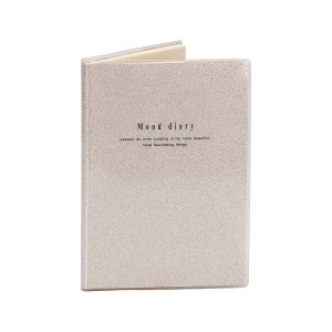 BLOCO DE ANOTAÇÃO CAPA PRATA BRILHANTE ref.MJ7040