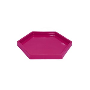 MINI BANDEJA SEXTAVADA 17X17 MAGENTA