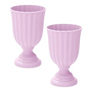 KIT 2 VASO DUBAI ROSA CANDY