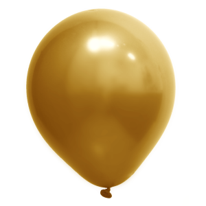 BALÃO 5 CROMADO OURO