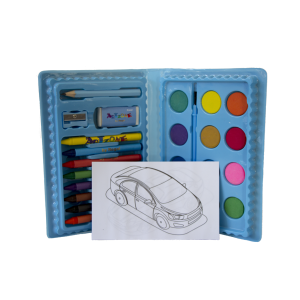 ESTOJO PINTURA  C/24 ITENS AZUL CLARO