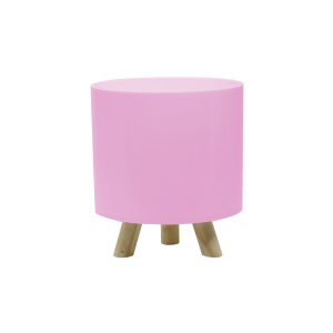 CACHEPOT RETRÔ 15 CM ROSA CANDY