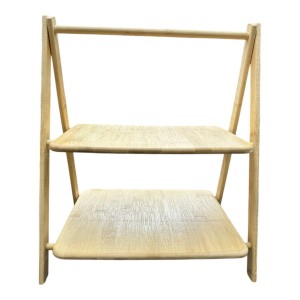 PORTA DOCES ESCADA BAMBU