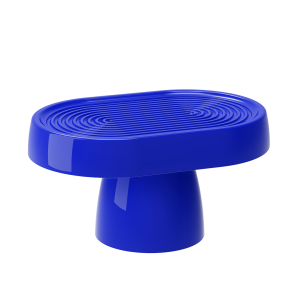 BOLEIRA OBLONGA AZUL TURQUESA